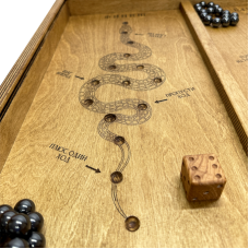 Деревянная игра «Магнитная змейка» в пенале Лайт