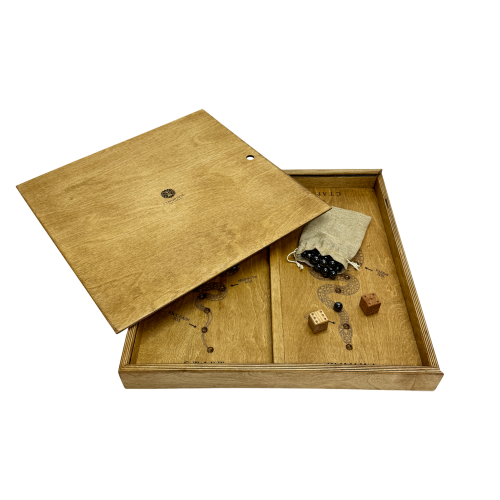 Деревянная игра «Магнитная змейка» в пенале Лайт