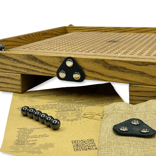 Настольная игра из дерева «Магнитные шарики» M