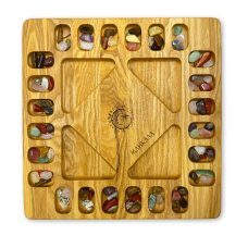 Настольная игра из дерева «Манкала (Калах)» до 4 игроков XS