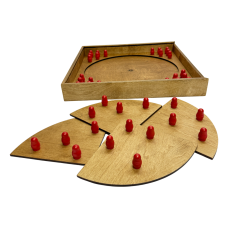 Деревянная игра «Матрешки» в пенале Лайт