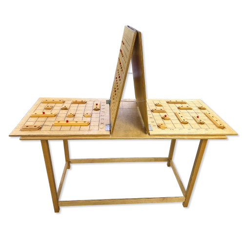 Настольная игра из дерева «Морской бой» XL