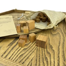 Деревянная игра из «Балансир» с открывающимися крышками Премиум М