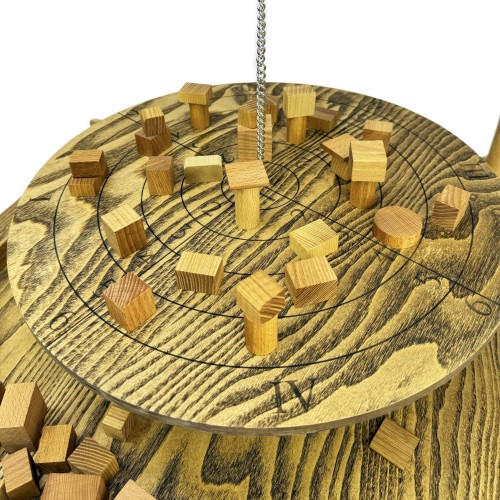 Деревянная игра из «Балансир» с открывающимися крышками Премиум М