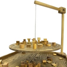 Деревянная игра из «Балансир» с открывающимися крышками Премиум М