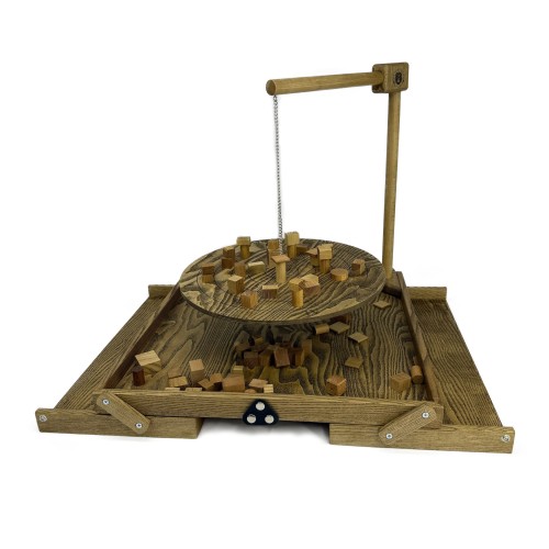 Деревянная игра из «Балансир» с открывающимися крышками Премиум М