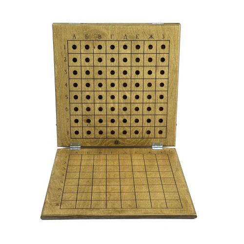 Настольная игра из дерева «Морской бой» M