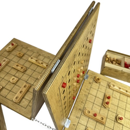 Настольная игра из дерева «Морской бой» M