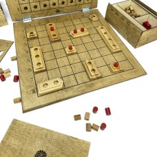 Настольная игра из дерева «Морской бой» M