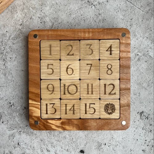 Настольная игра из дерева «Пятнашки» XS