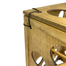 Разборная деревянная клетка для мяча