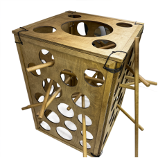 Разборная деревянная клетка для мяча