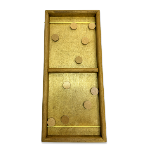 Настольная игра из дерева «Вышибалы» в пенале M